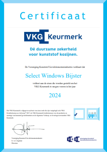 VKG Keurmerk certificaat 2024 - Bijster SW